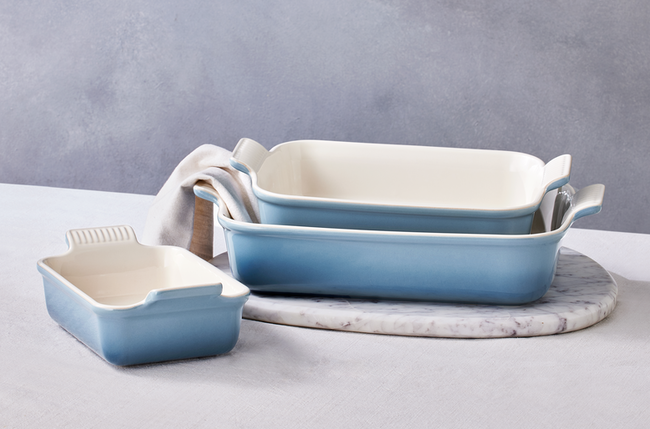 Stoneware Heritage Rectangular DishChambray image number 6